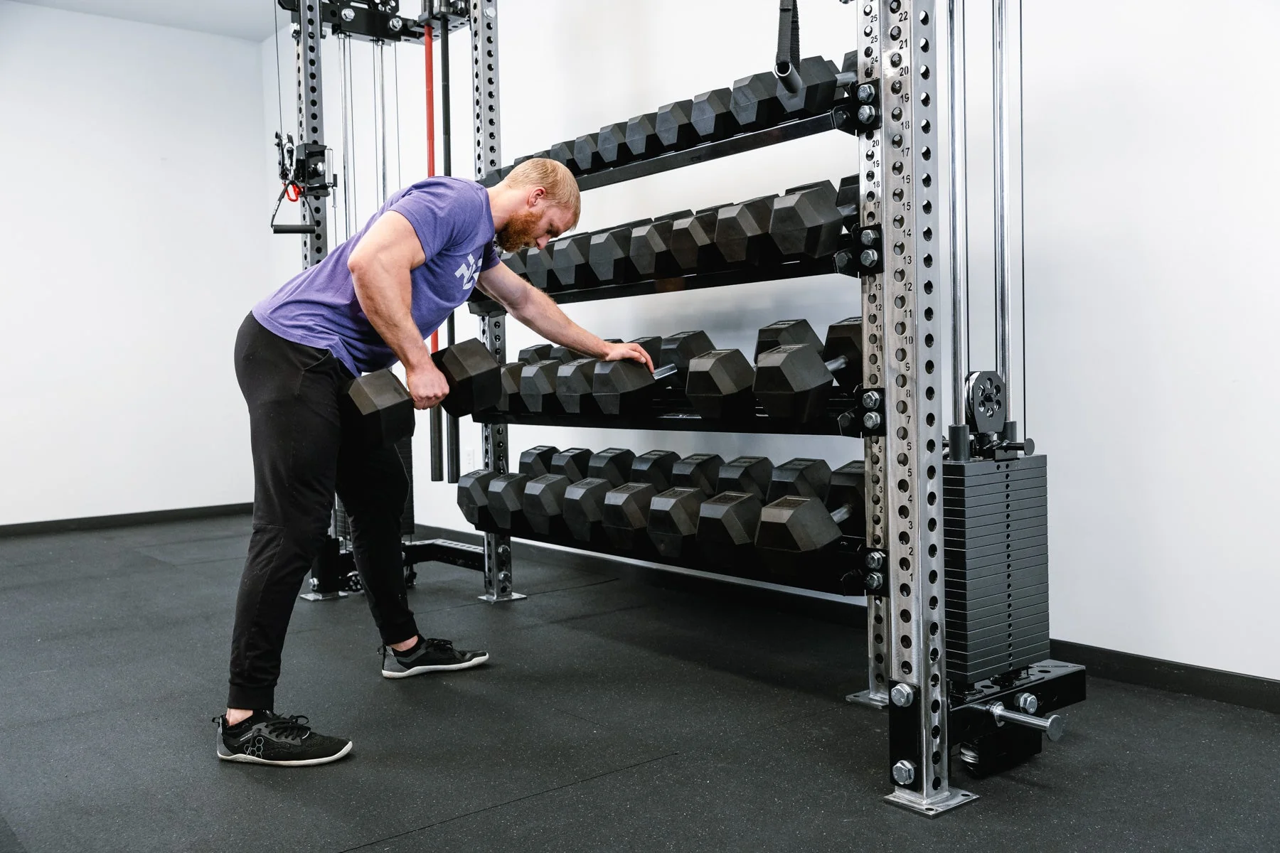 Dumbbell & Kettlebell Storage Shelf - Image 4