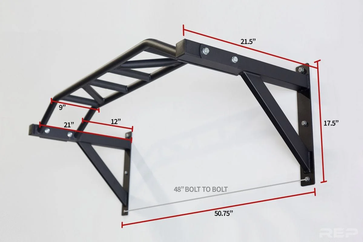 Wall Mounted Multi-Grip Pull-Up Bar - Image 6